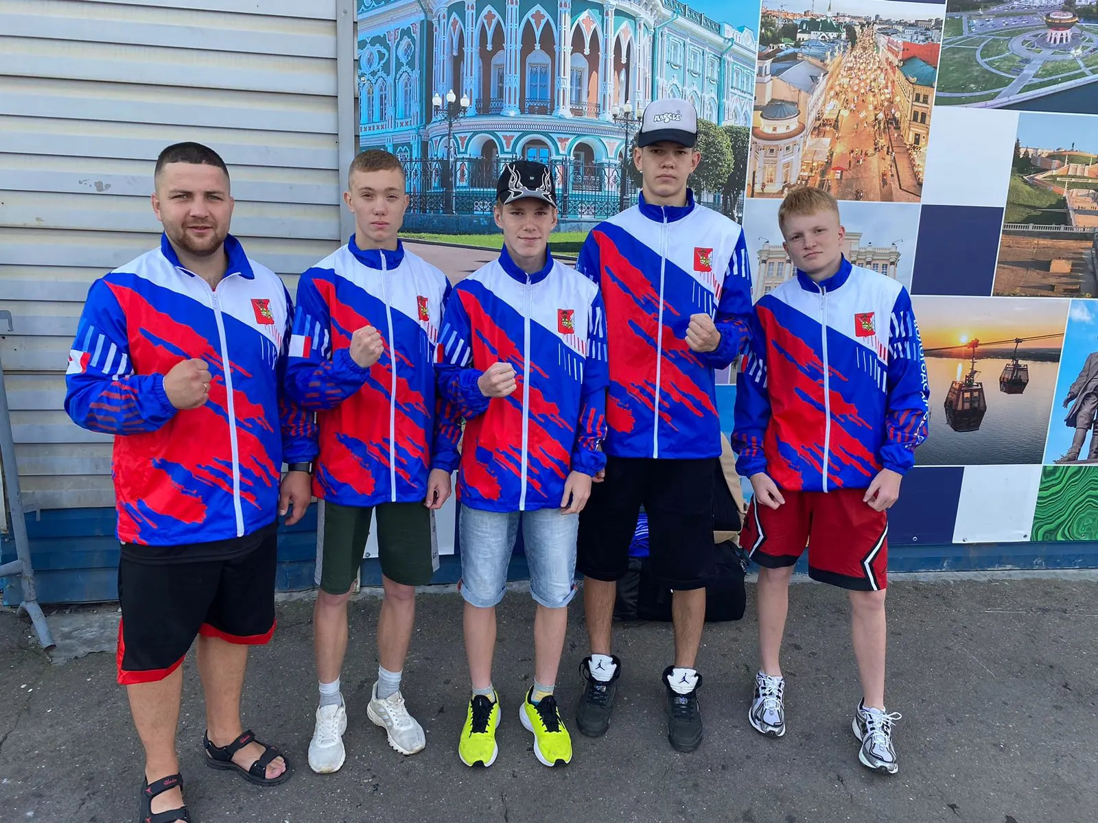 Team in CDX tracksuits